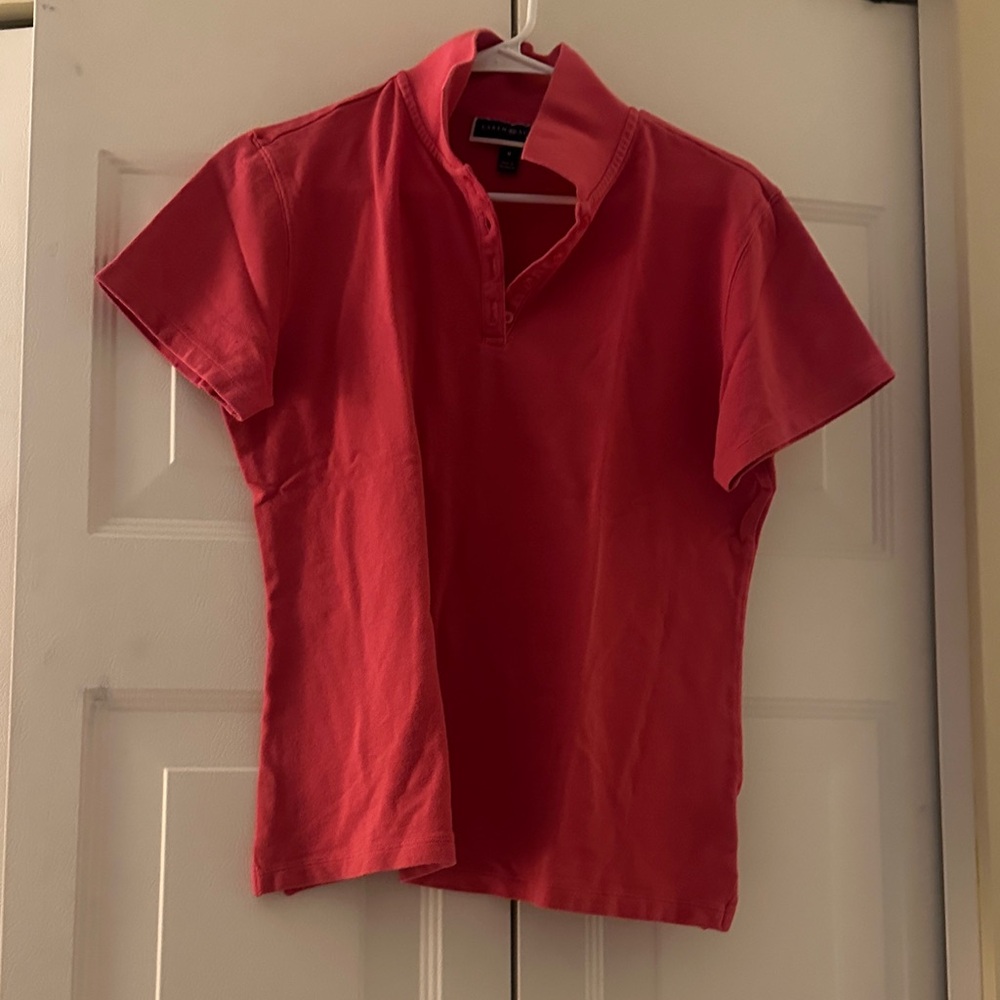 Karen Scott Vibrant Red Top
